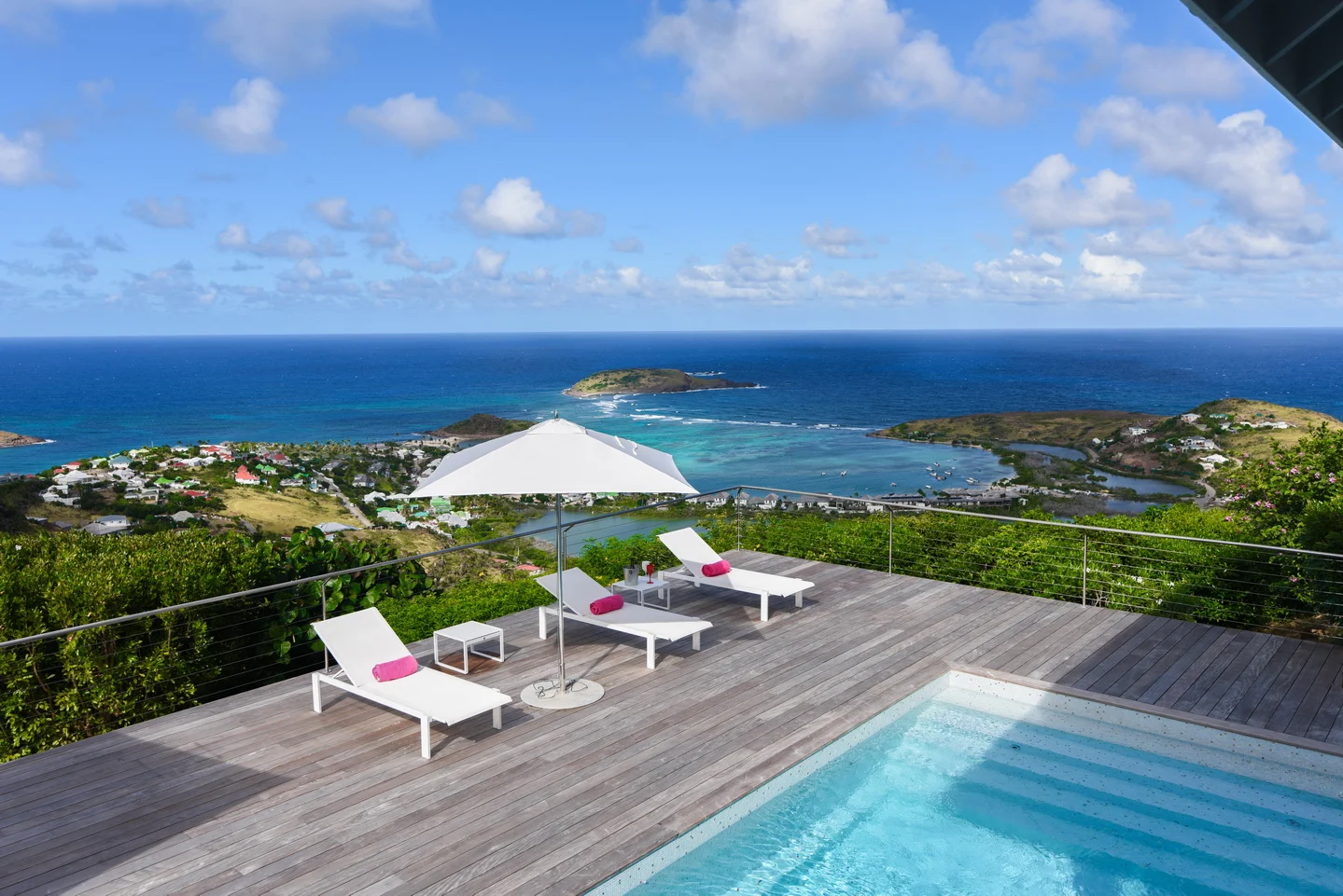 pool ocean view at Villa Abby in St Barts - St Barts luxury vacation rental