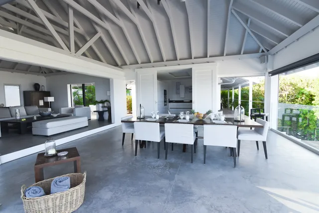 terrace at Villa Abby in St Barts - St Barts luxury vacation rental
