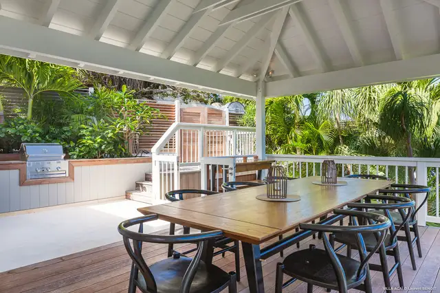 terrace at Villa Acaï in St Barts - St. Barts Villa Rental