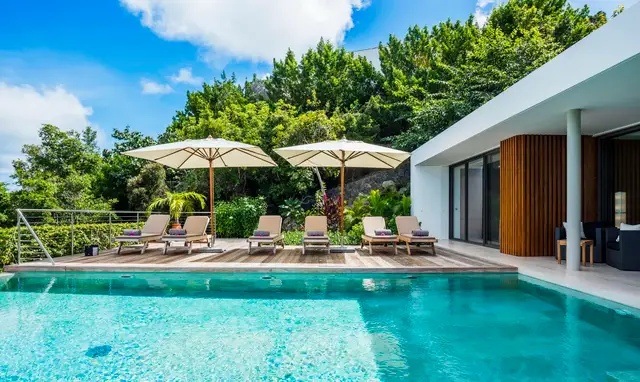 pool at Villa Alhéna in St Barts - St Barts luxury vacation rental