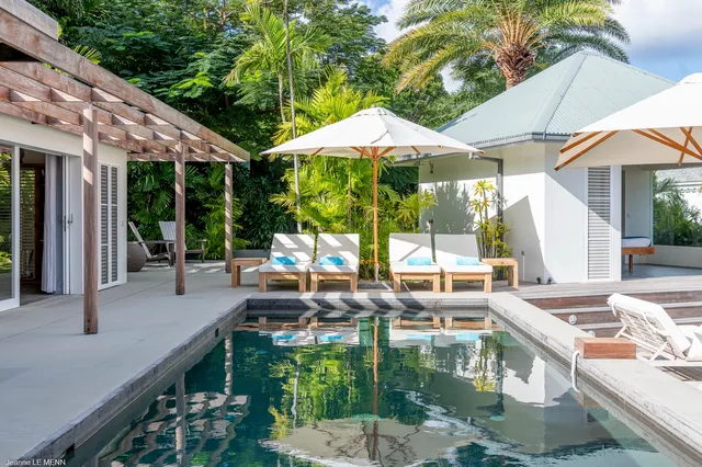 terrace at Villa Aliza in St. Jean - St. Barth Villa Rental