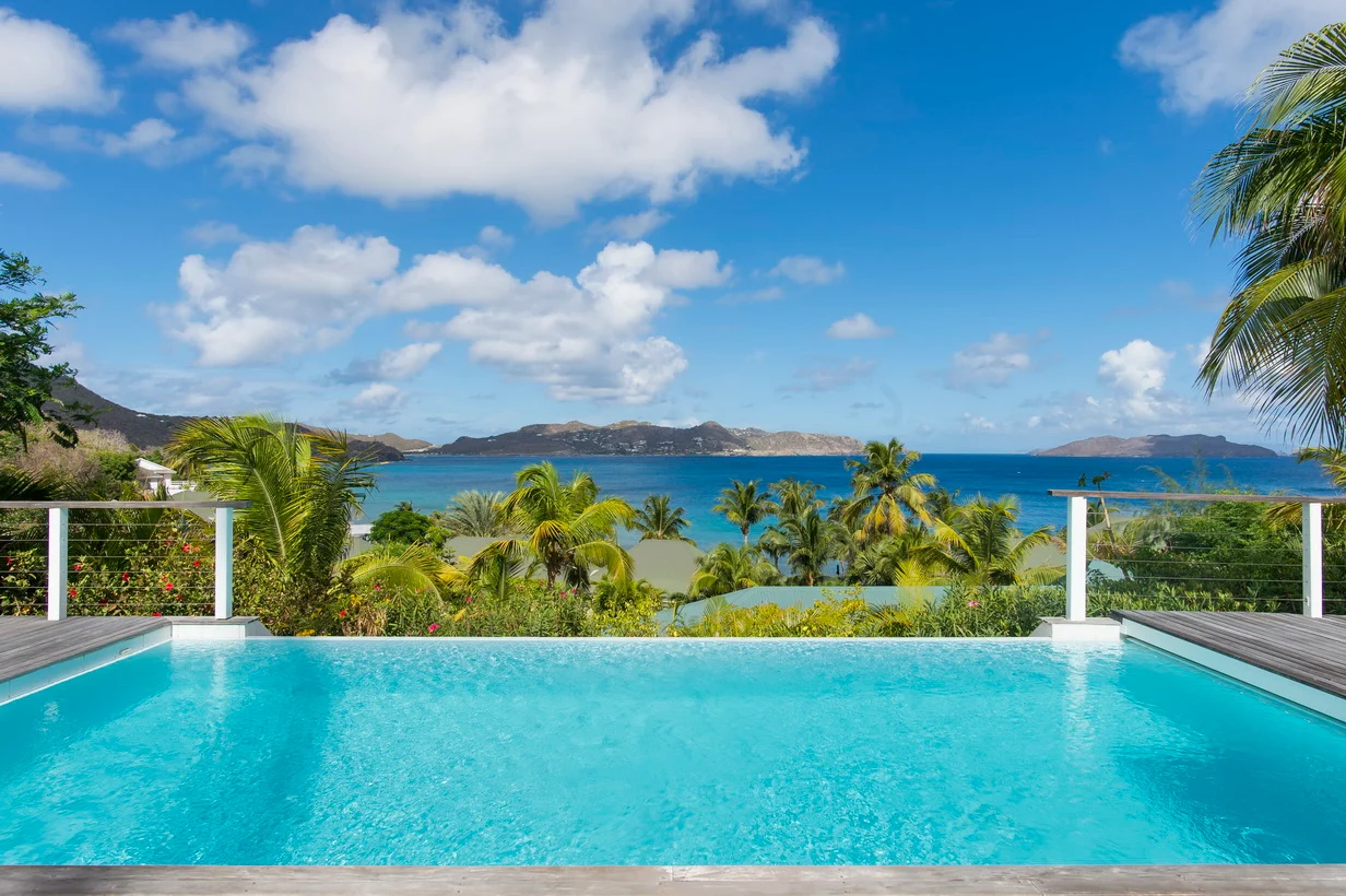 pool ocean view at Villa Alize d’Eden in St Barts - St Barts luxury vacation rental