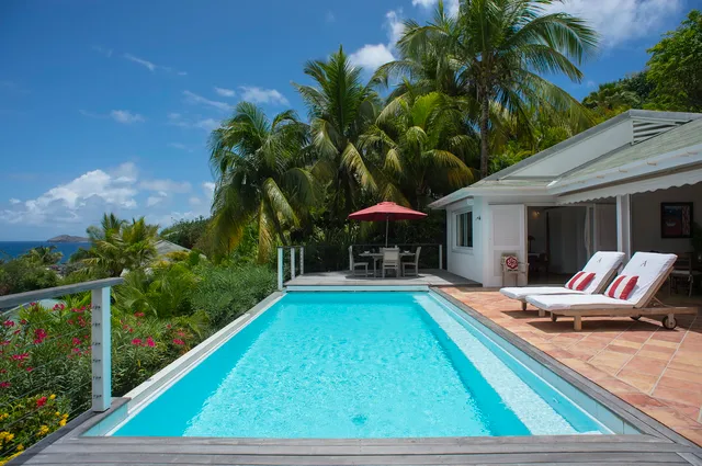 terrace at Villa Alize d’Eden in St Barts - St Barts luxury vacation rental