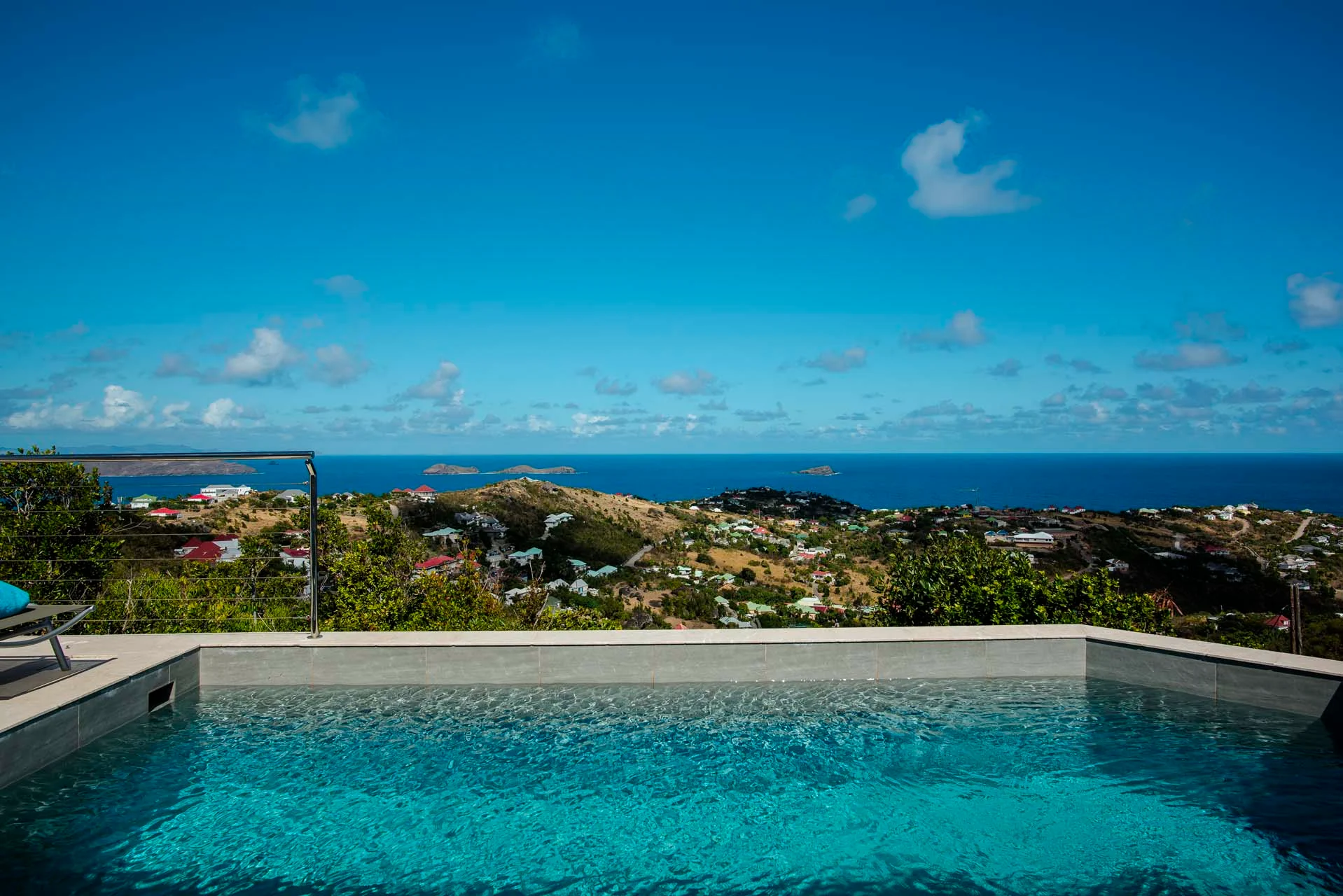 pool ocean view at Villa Alouette in St Barts - St Barts luxury vacation rental