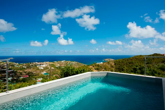 pool at Villa Alouette in St Barts - St. Barts Villa Rental
