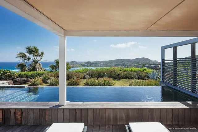 pool at Villa Alphane in St Barts - St. Barth Villa Rental