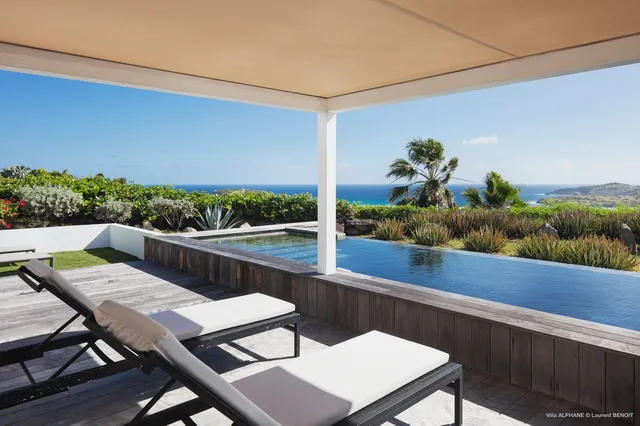 terrace at Villa Alphane in St Barts - St Barts luxury vacation rental