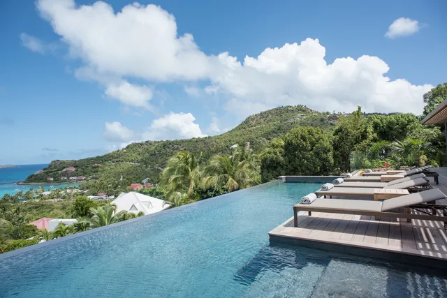 pool ocean view at Villa Alta Rocca in St Barts - St Barts luxury vacation rental