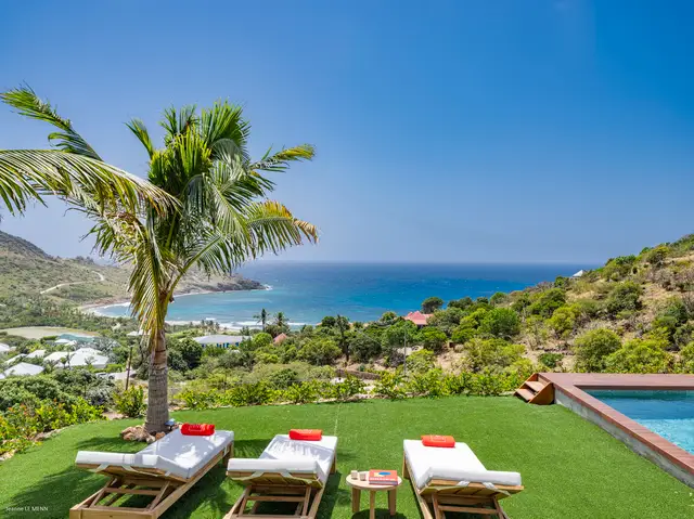 terrace at Villa Amalur in St Barts - St. Barts Villa Rental