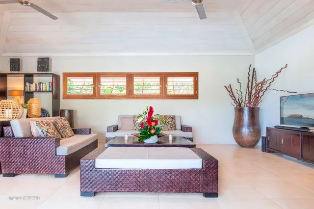 Living room at Villa Anakao in St Barts - St Barts luxury vacation rental