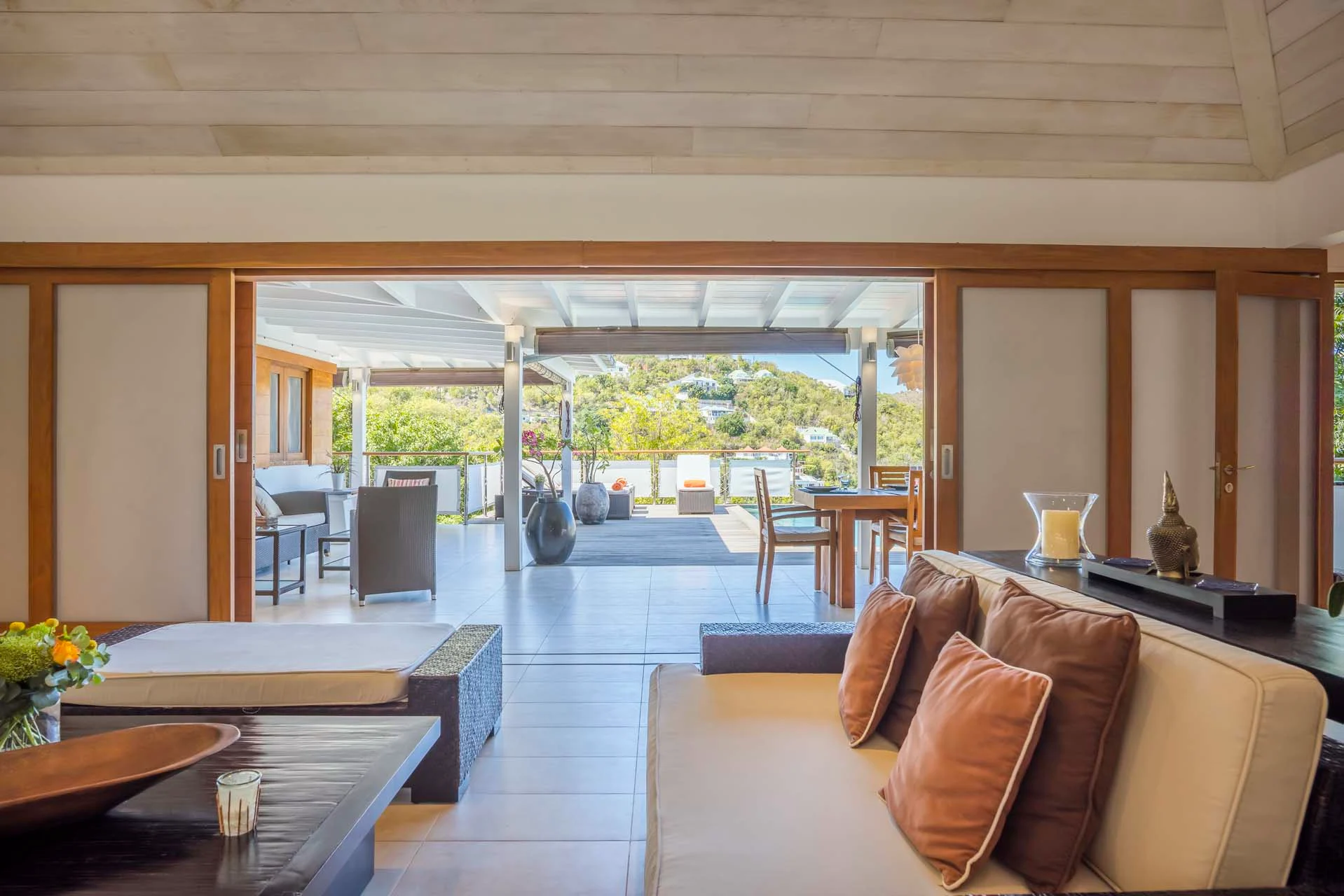 living pool - by J at Villa Anakao in St Barts - St Barts luxury vacation rental