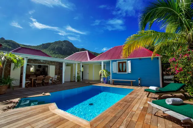 pool at Villa Apiano in St Barts - St. Barts Villa Rental