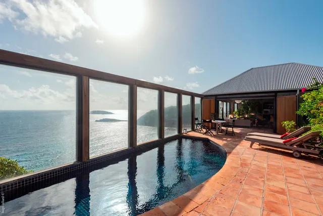 Pool at Villa Arapede in St Barts - St. Barth Villa Rental