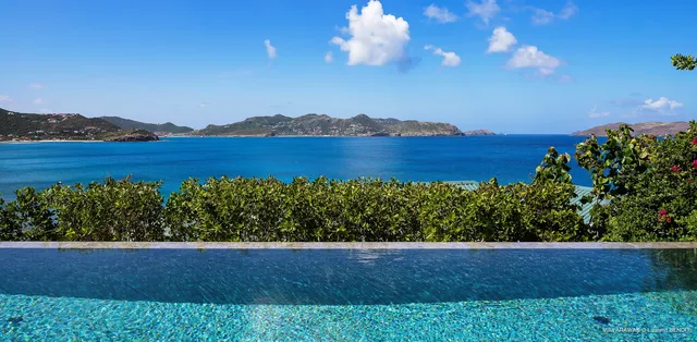 pool at Villa Arawak in Pointe Milou - St. Barth Villa Rental