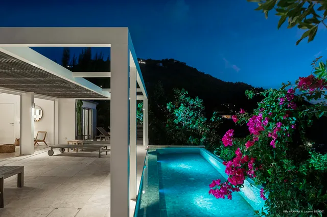 Pool at Villa Arawak in St Barts - St. Barts Villa Rental
