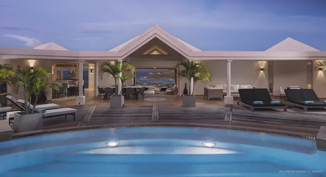 pool at Villa Arrowmarine in Mont Jean - St. Barth Villa Rental