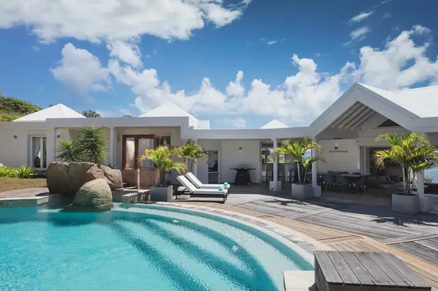 pool at Villa Arrowmarine in St Barts - St. Barth Villa Rental