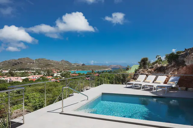 pool at Villa Astra in St Barts - St. Barth Villa Rental