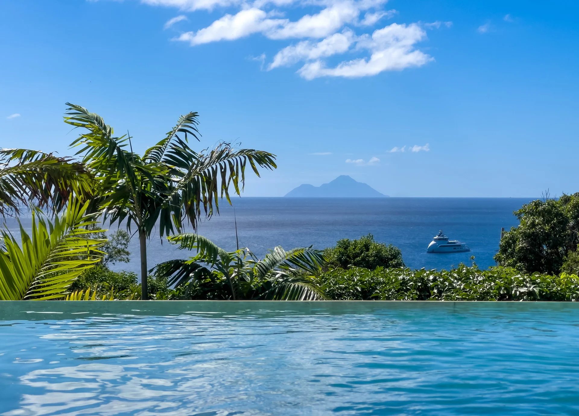 pool ocean view at Villa At Yaya in St Barts - St Barts luxury vacation rental