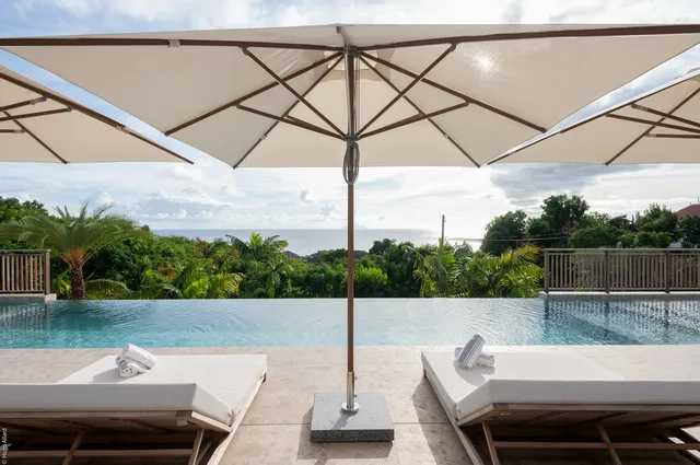 pool ocean view at Villa At Yaya in St Barts - St. Barth Villa Rental