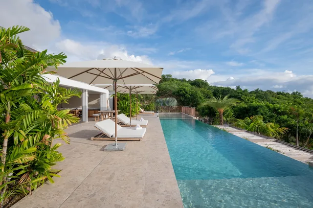 pool ocean view at Villa At Yaya in St Barts - St Barts luxury vacation rental