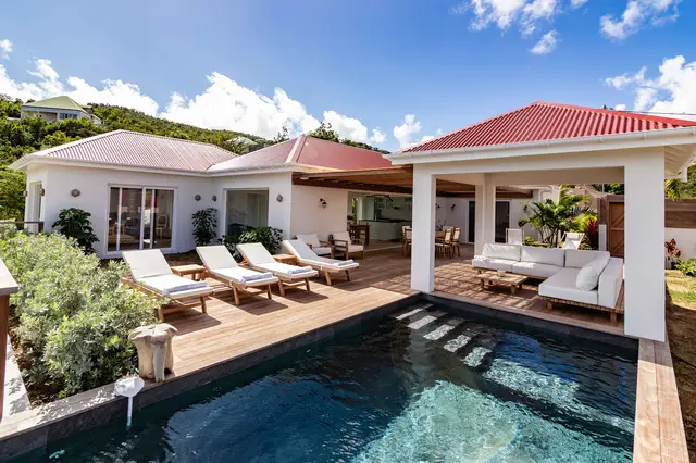 pool at Villa Au Paille en Queue in St Barts - St Barts luxury vacation rental