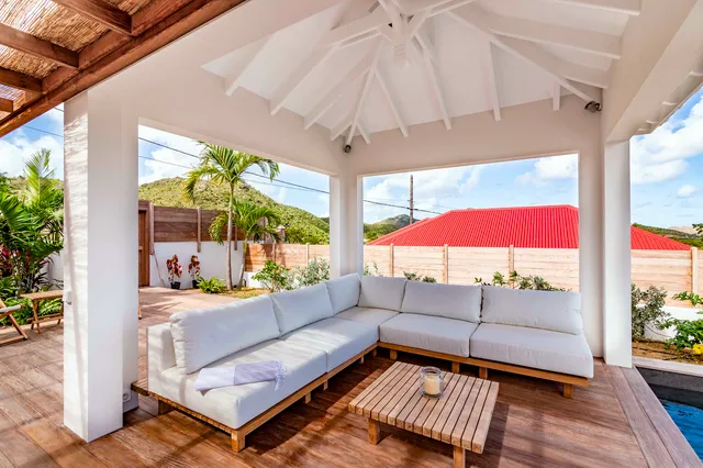 Paille en Queue - Outside Living at Villa Au Paille en Queue in St Barts - St Barts luxury vacation rental