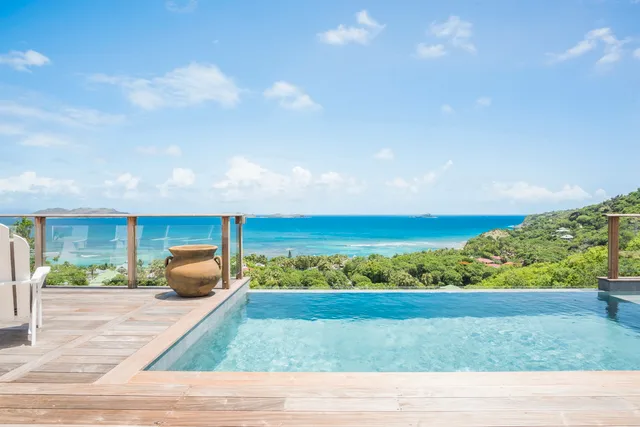 pool at Villa Aurea in St Barts - St. Barts Villa Rental