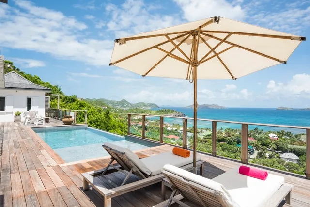 pool at Villa Aurea in St Barts - St. Barts Villa Rental
