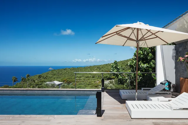 pool at Villa Avalon in St Barts - St. Barts Villa Rental