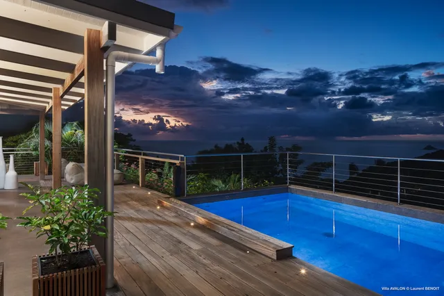 pool at Villa Avalon in St Barts - St. Barth Villa Rental