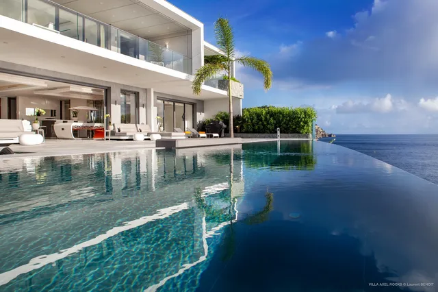pool at Villa Axel Rocks in St Barts - St Barts luxury vacation rental