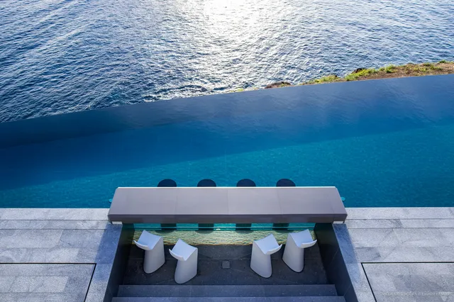 pool at Villa Axel Rocks in St Barts - St. Barts Villa Rental