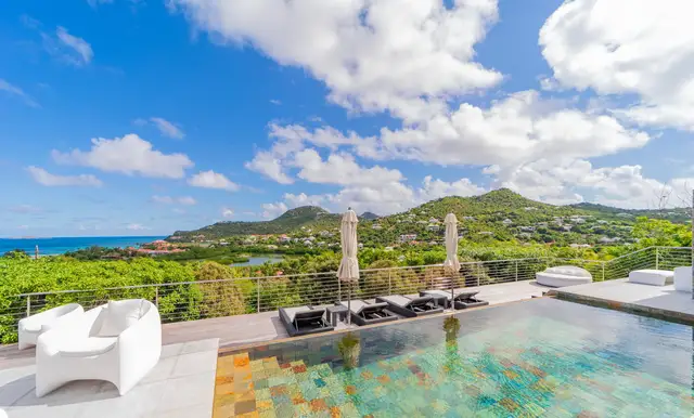 pool at Villa Aya in St Barts - St. Barts Villa Rental