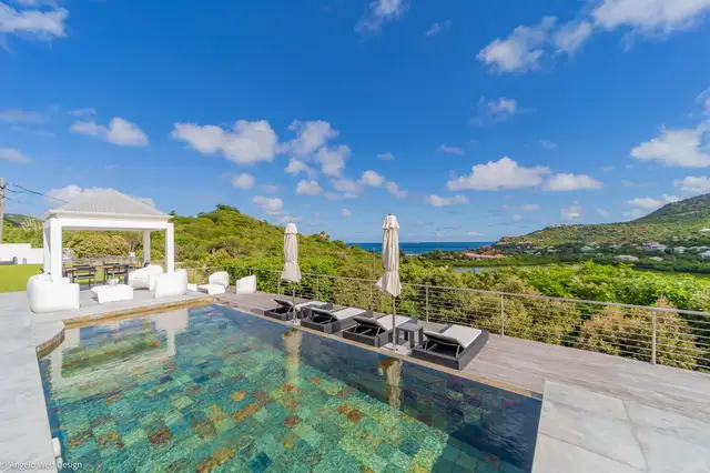 pool at Villa Aya in St Barts - St. Barth Villa Rental