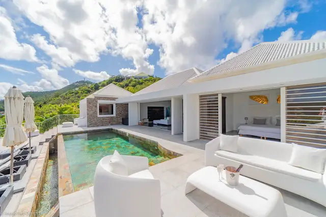 pool at Villa Aya in St Barts - St. Barts Villa Rental