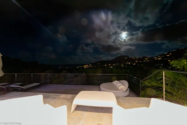 Night view at Villa Aya in St Barts - St Barts luxury vacation rental
