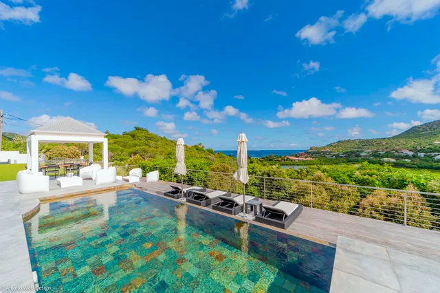 Pool at Villa Aya in St Barts - St. Barts Villa Rental