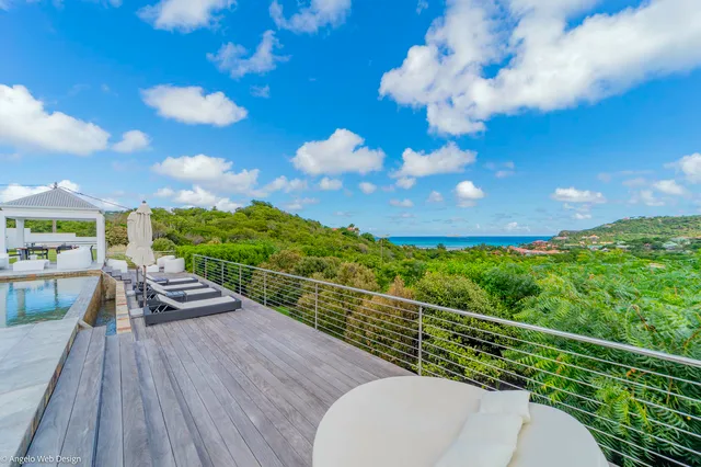 Terrace at Villa Aya in St Barts - St. Barth Villa Rental