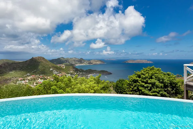 pool at Villa Azètes in St Barts - St. Barts Villa Rental
