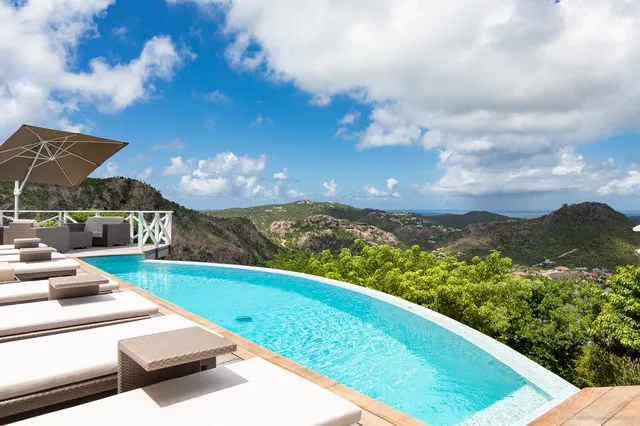 pool at Villa Azètes in St Barts - St. Barth Villa Rental