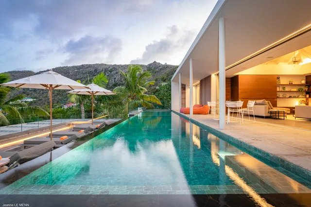pool at Villa Bakea in St Barts - St. Barts Villa Rental