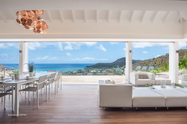 terrace at Villa Bastide in St Barts - St. Barts Villa Rental