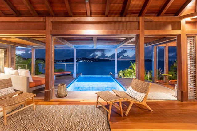 pool at Villa Bayugita in St Barts - St. Barts Villa Rental