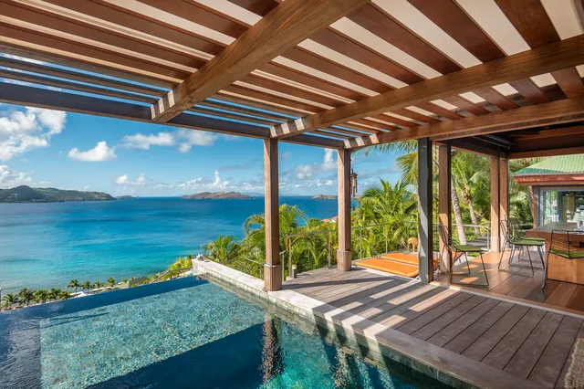 pool at Villa Bayugita in St Barts - St. Barth Villa Rental
