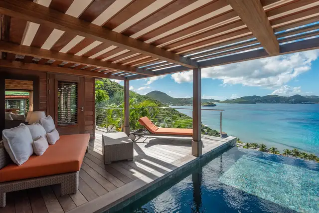 pool at Villa Bayugita in St Barts - St. Barts Villa Rental