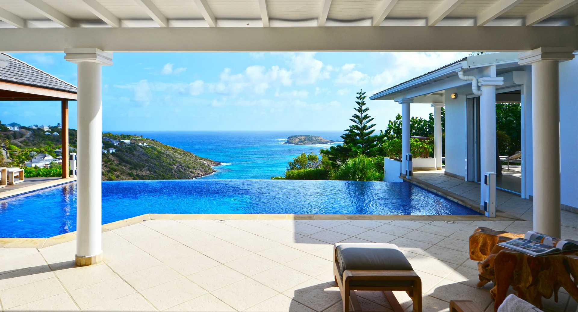 pool at Villa Bel Ombre in St Barts - St Barts luxury vacation rental