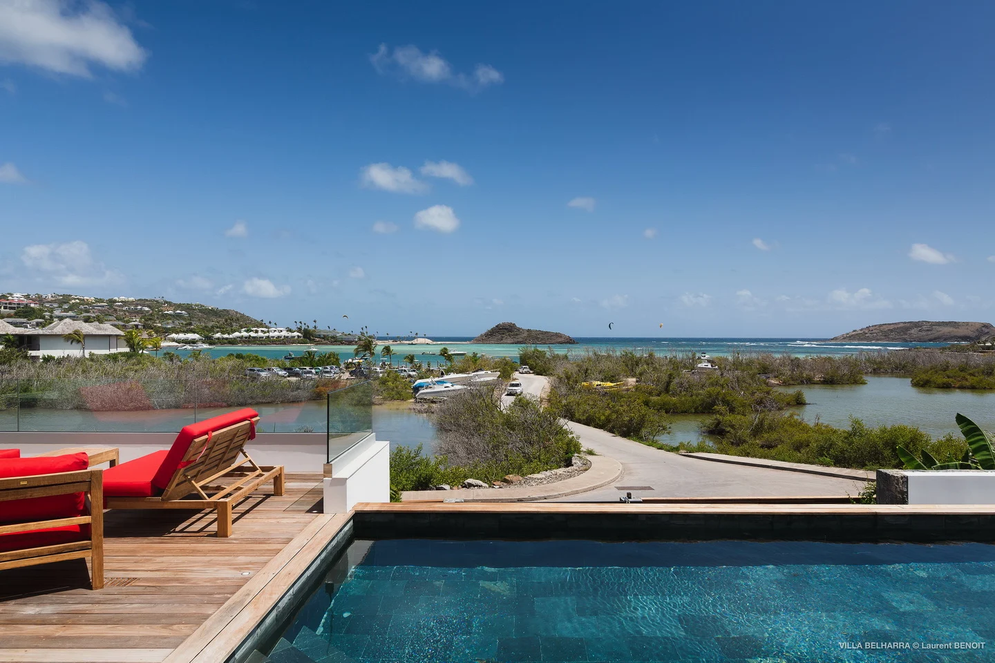 pool at Villa Belharra Lagon in St Barts - St Barts luxury vacation rental