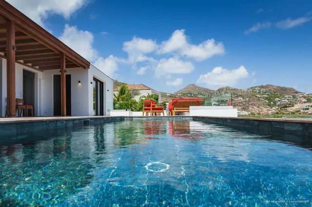 pool at Villa Belharra Lagon in St Barts - St Barts luxury vacation rental