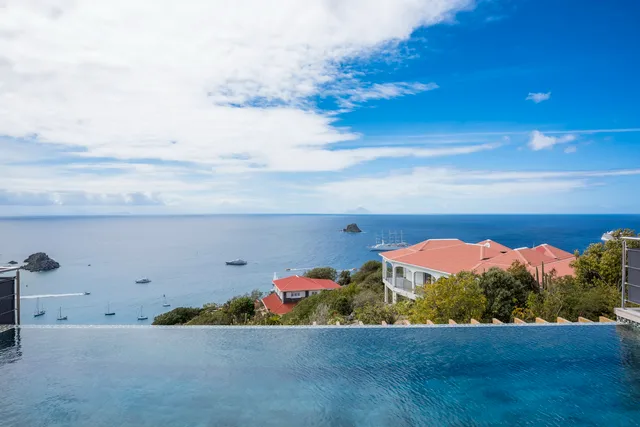 pool at Villa Belharra in St Barts - St. Barts Villa Rental